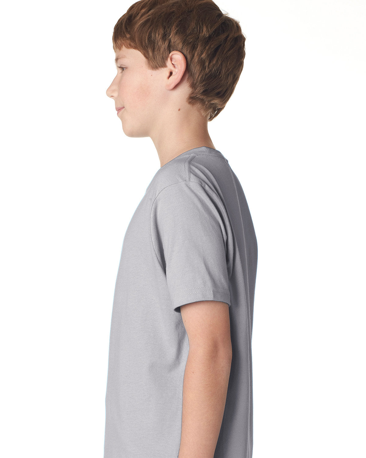 Youth Cotton Crew - Light Gray
