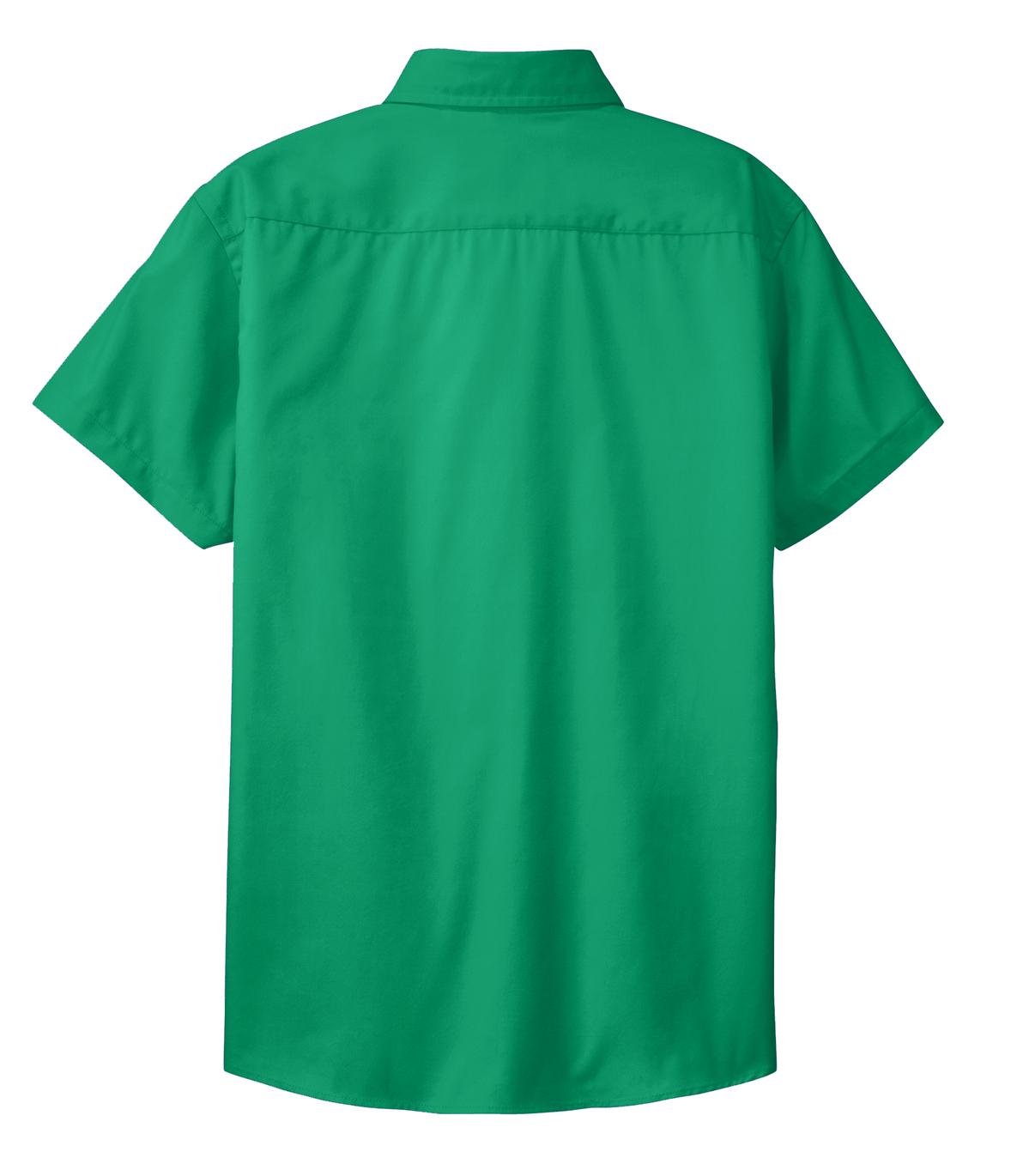 Women's Short Sleeve Easy Care Shirt - Court Green