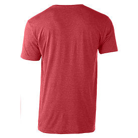Unisex Fine Jersey Tee - Heather Red