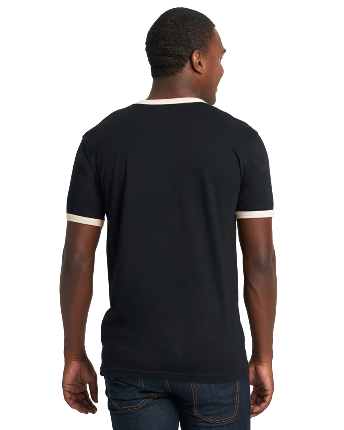 Unisex Ringer T-Shirt - Black / Natural