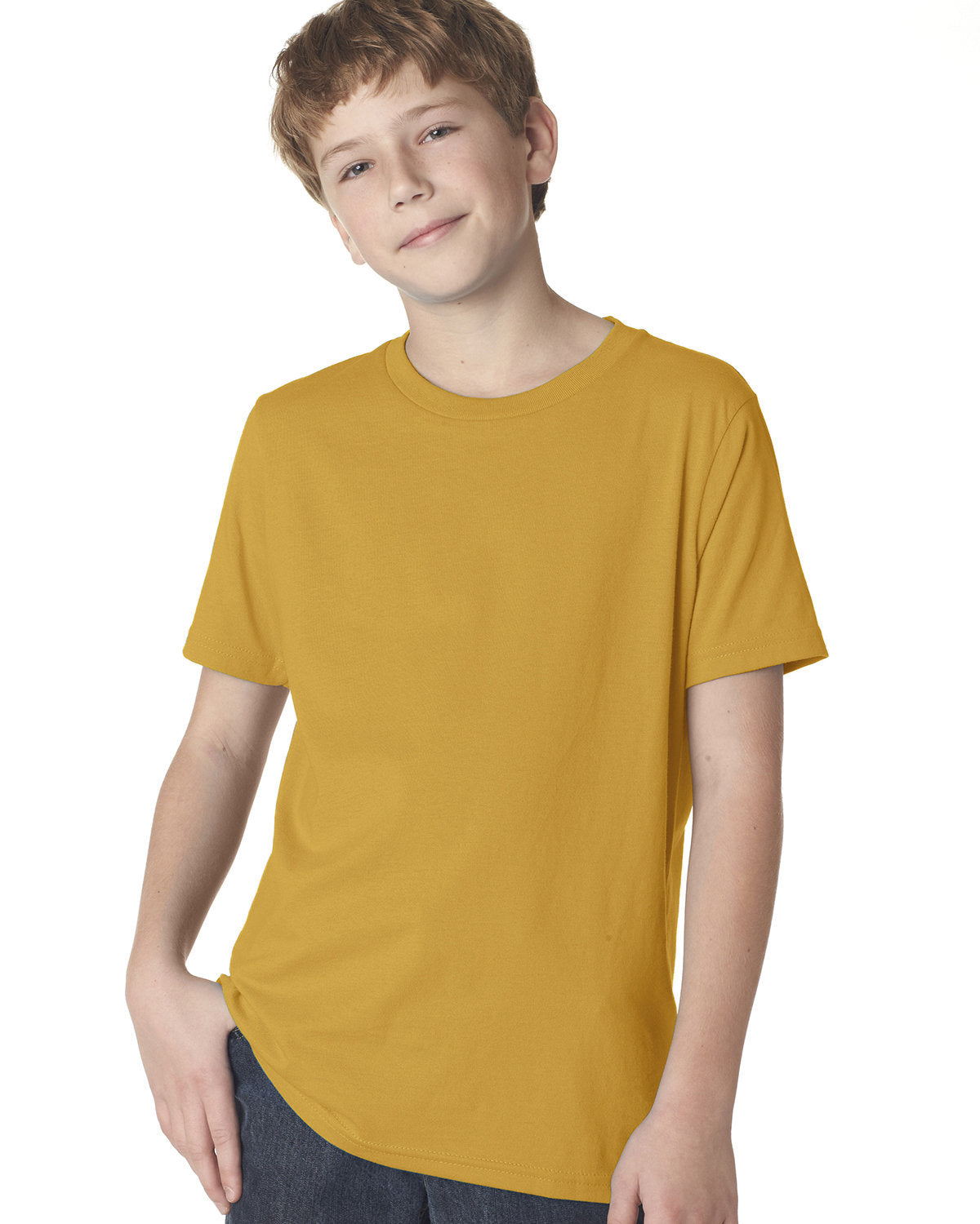 Youth Cotton Crew - Antique Gold