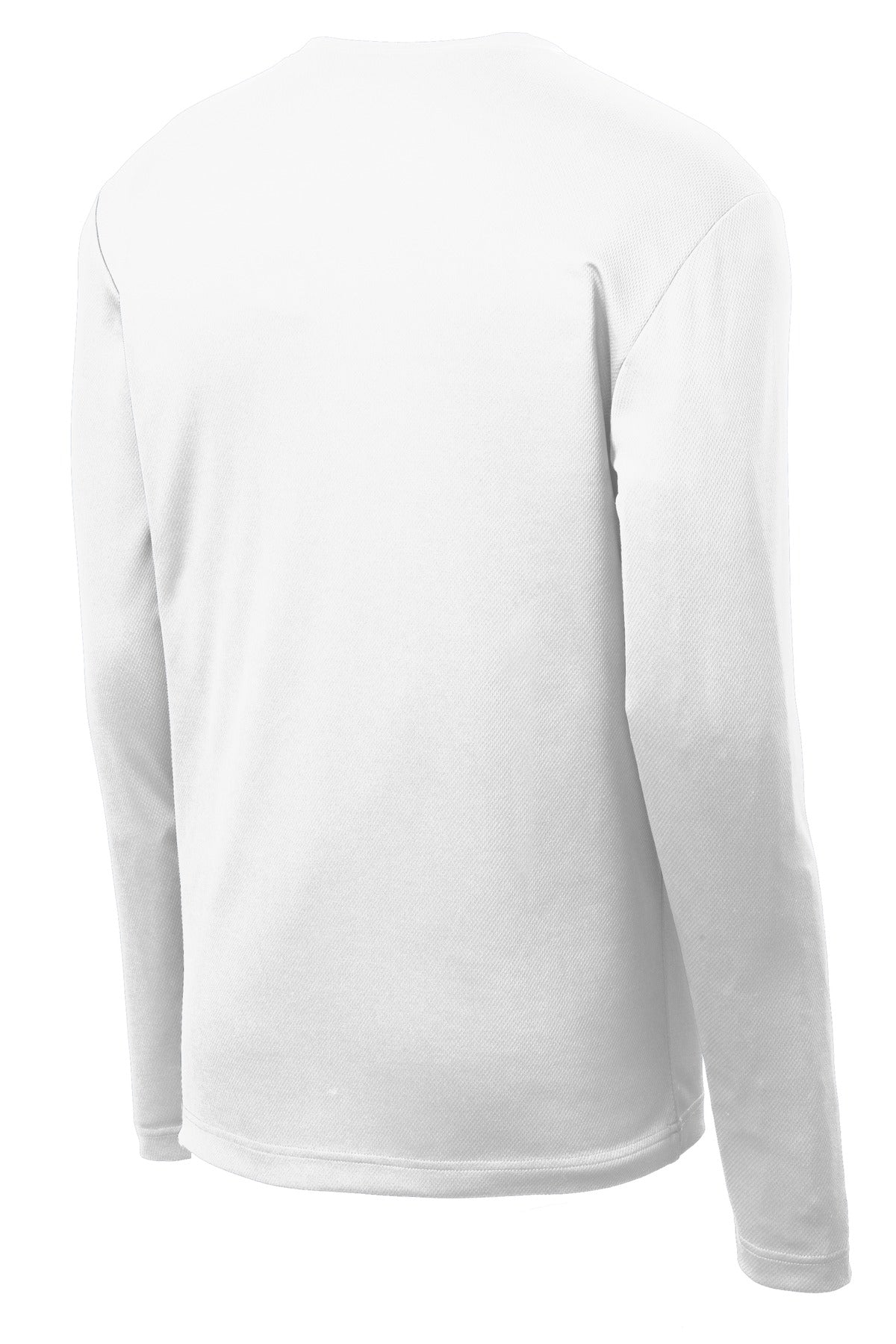 Unisex PosiCharge RacerMesh Long Sleeve Tee - White