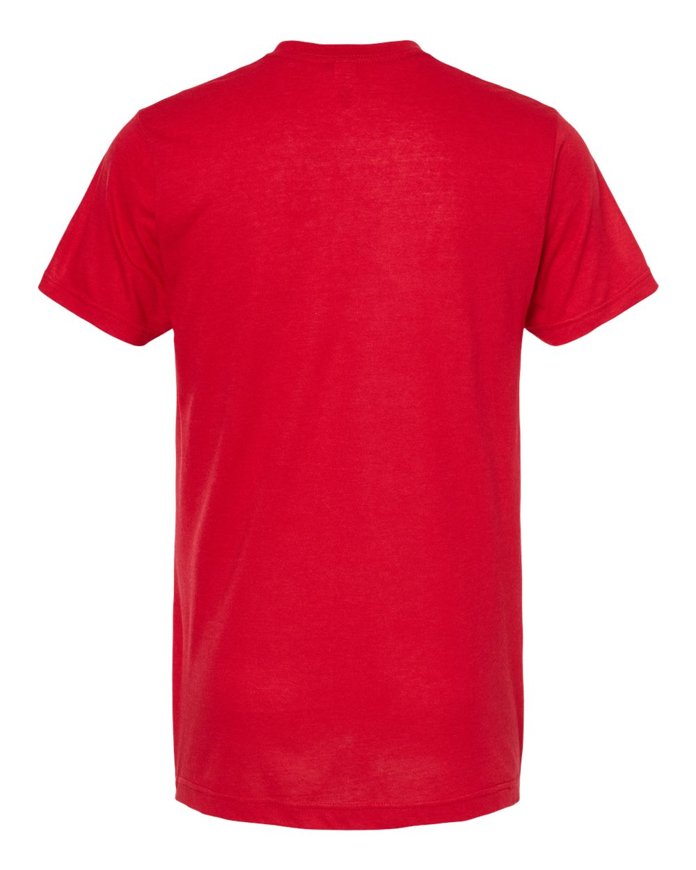 Unisex Poly-Rich V-Neck Tee - Red