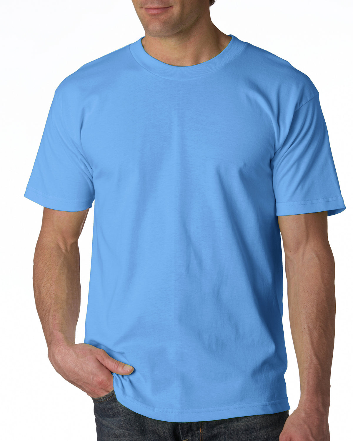 Unisex 100% Cotton T-Shirt - Carolina Blue