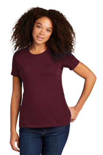 Women's Boyfriend T-Shirt - Maroon