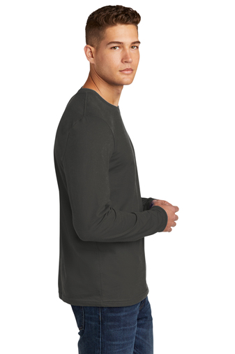 Men's Cotton Long-Sleeve Crew - Heavy Metal