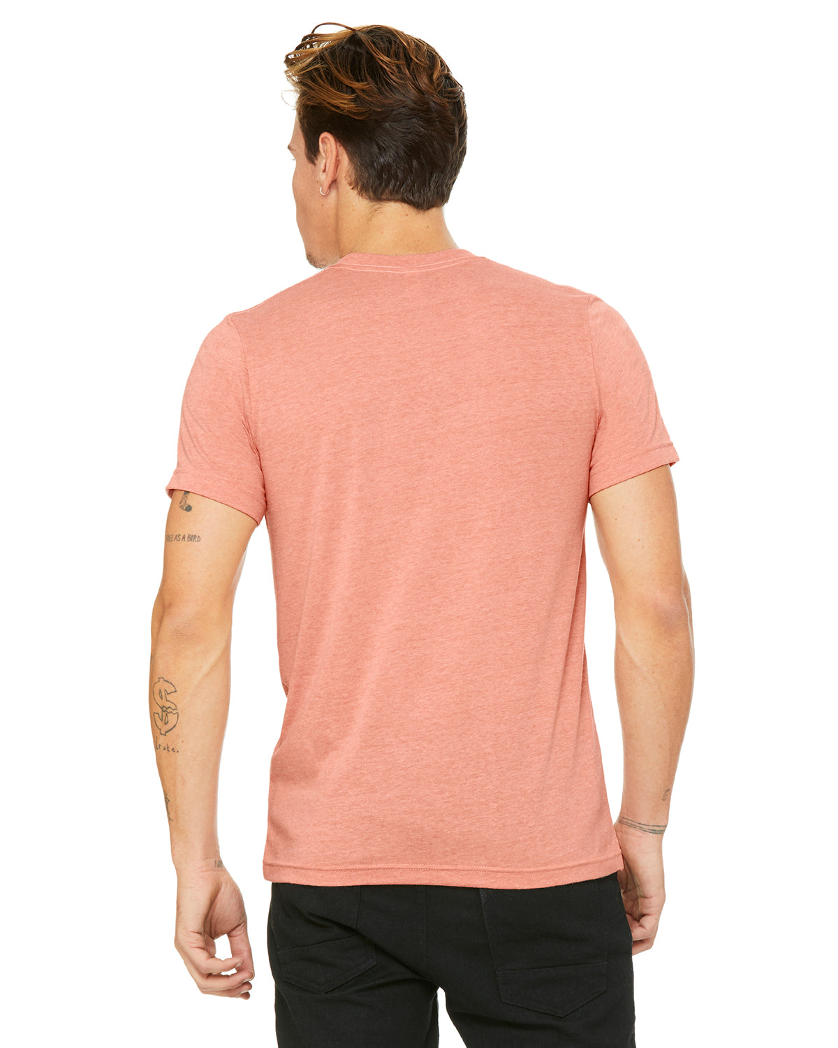 Unisex Heather CVC T-Shirt - Heather Sunset