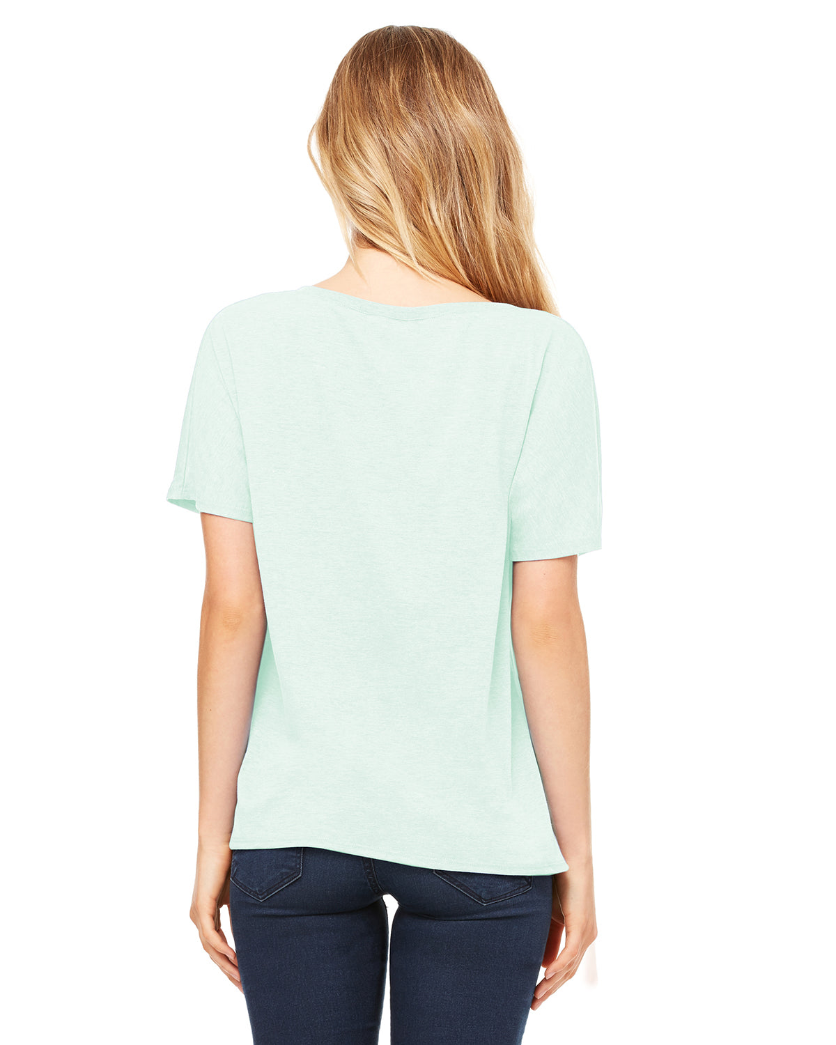 Women's Slouchy V-Neck T-Shirt - Mint