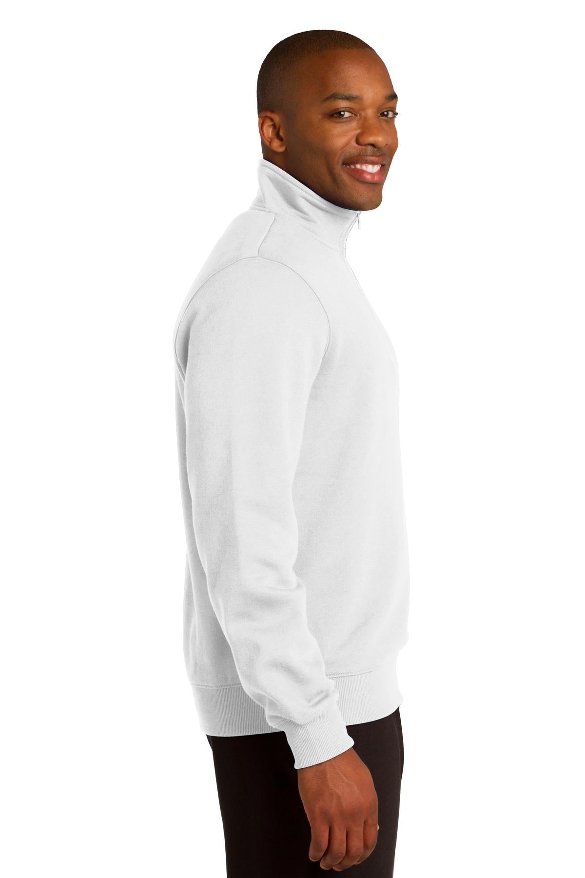 1/4-Zip Sweatshirt - White