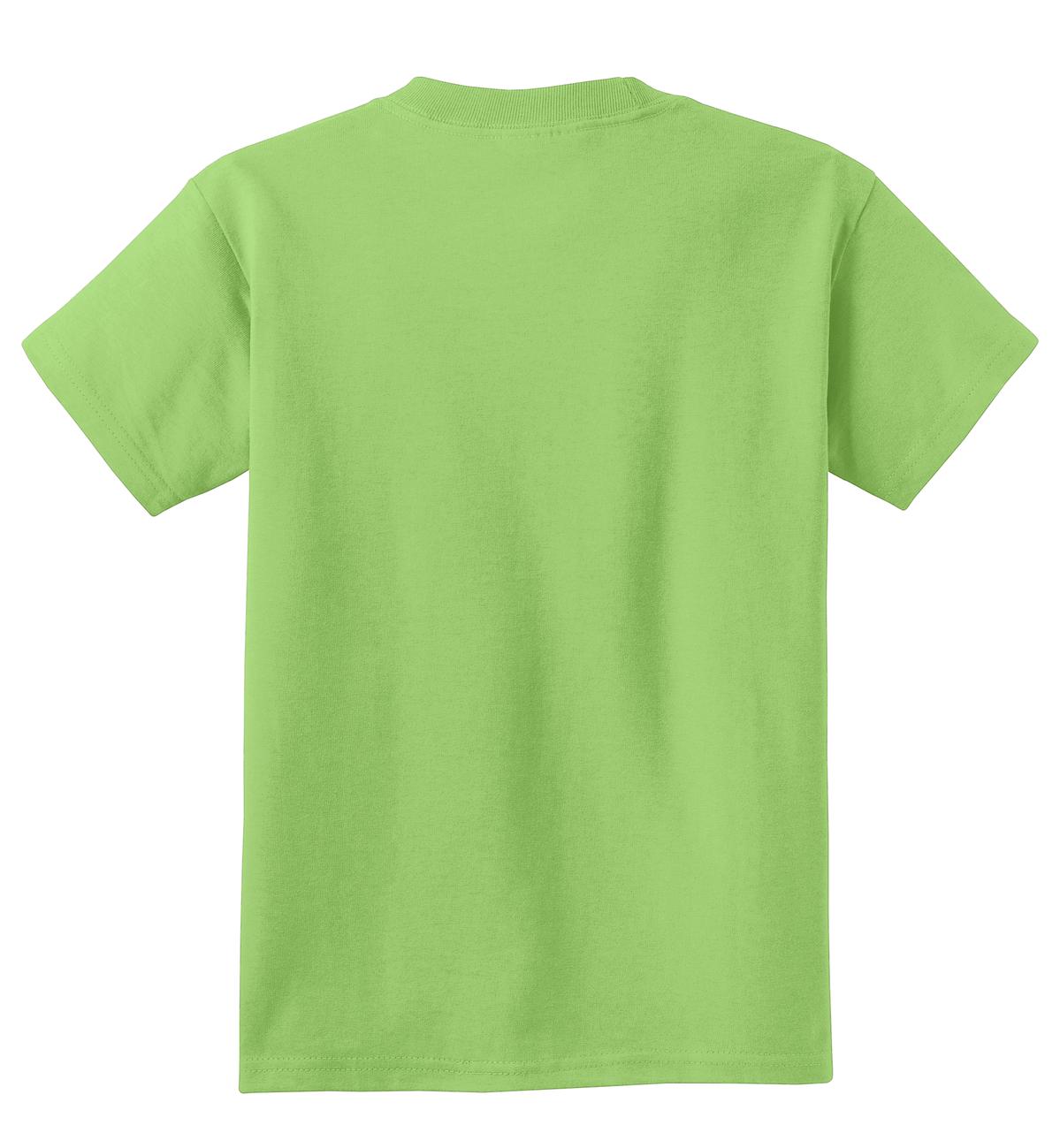 Youth Core Cotton Tee - Lime