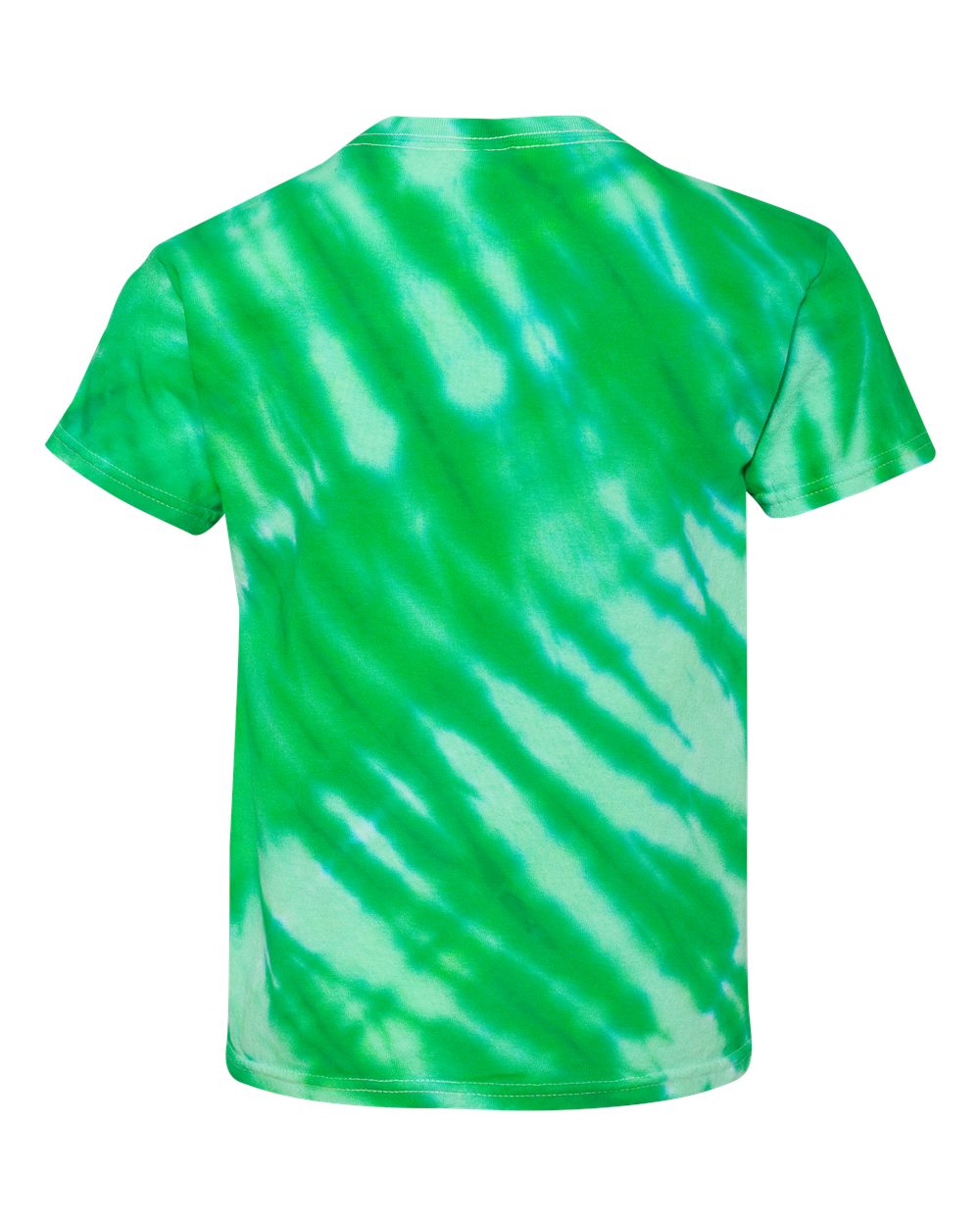 Youth One Color Tiger Stripe T-Shirt - Kelly