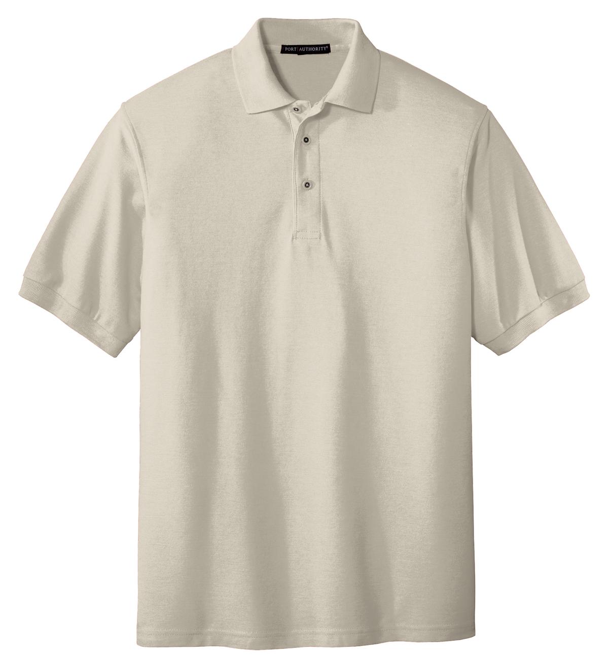 Unisex Silk Touch Polo - Light Stone