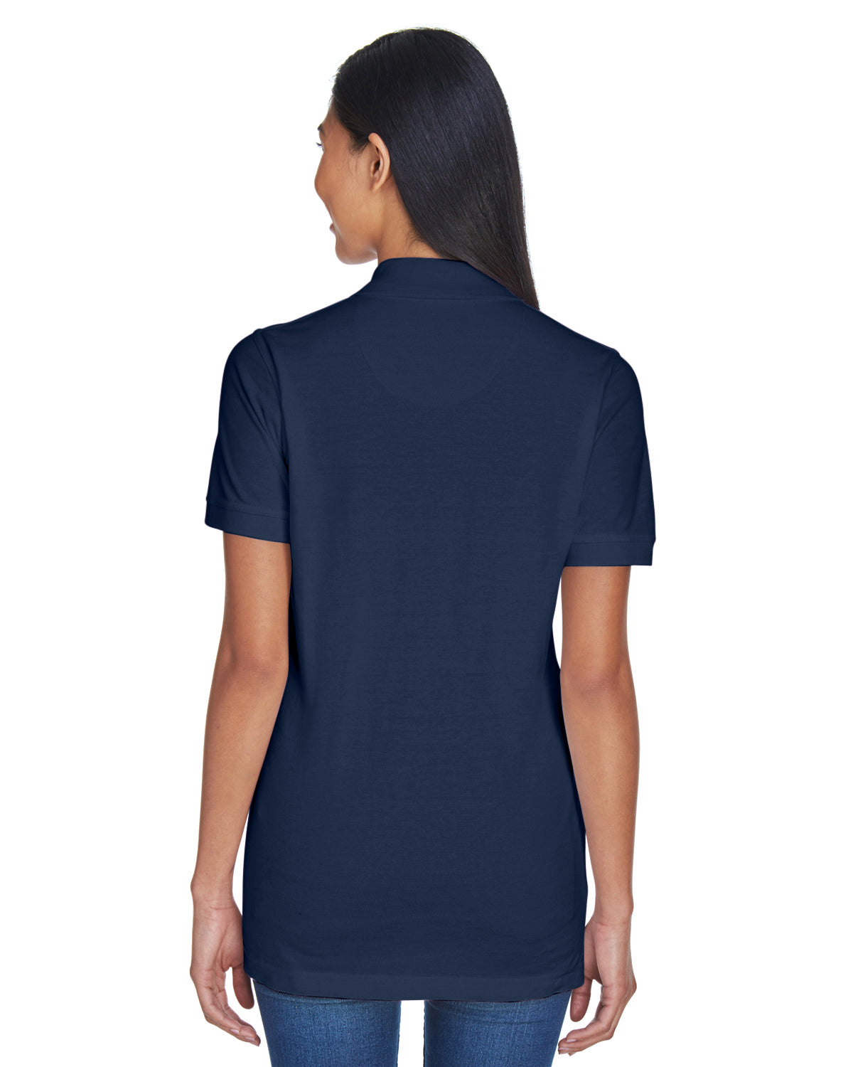 Women's Classic Piqué Polo - Navy
