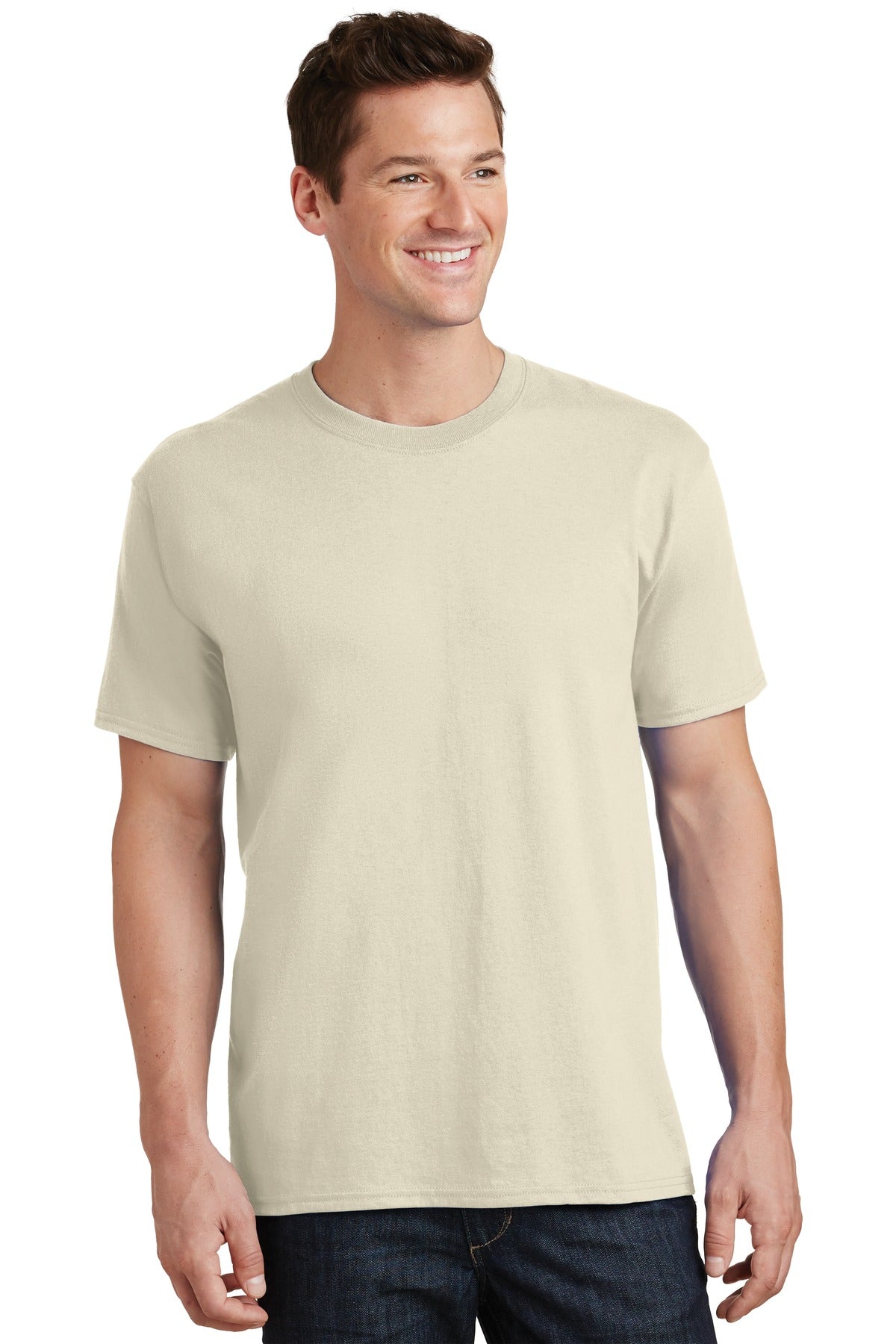 Unisex Core Cotton Tee - Natural