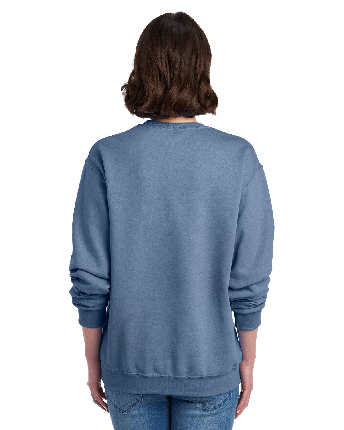 Unisex NuBlend® Fleece Crew - Denim