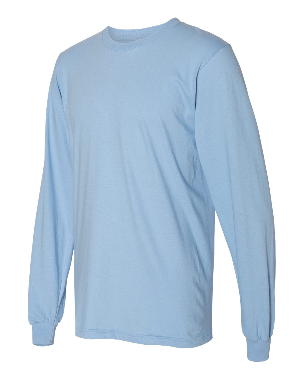 Unisex Fine Jersey Long-Sleeve T-Shirt - Baby Blue