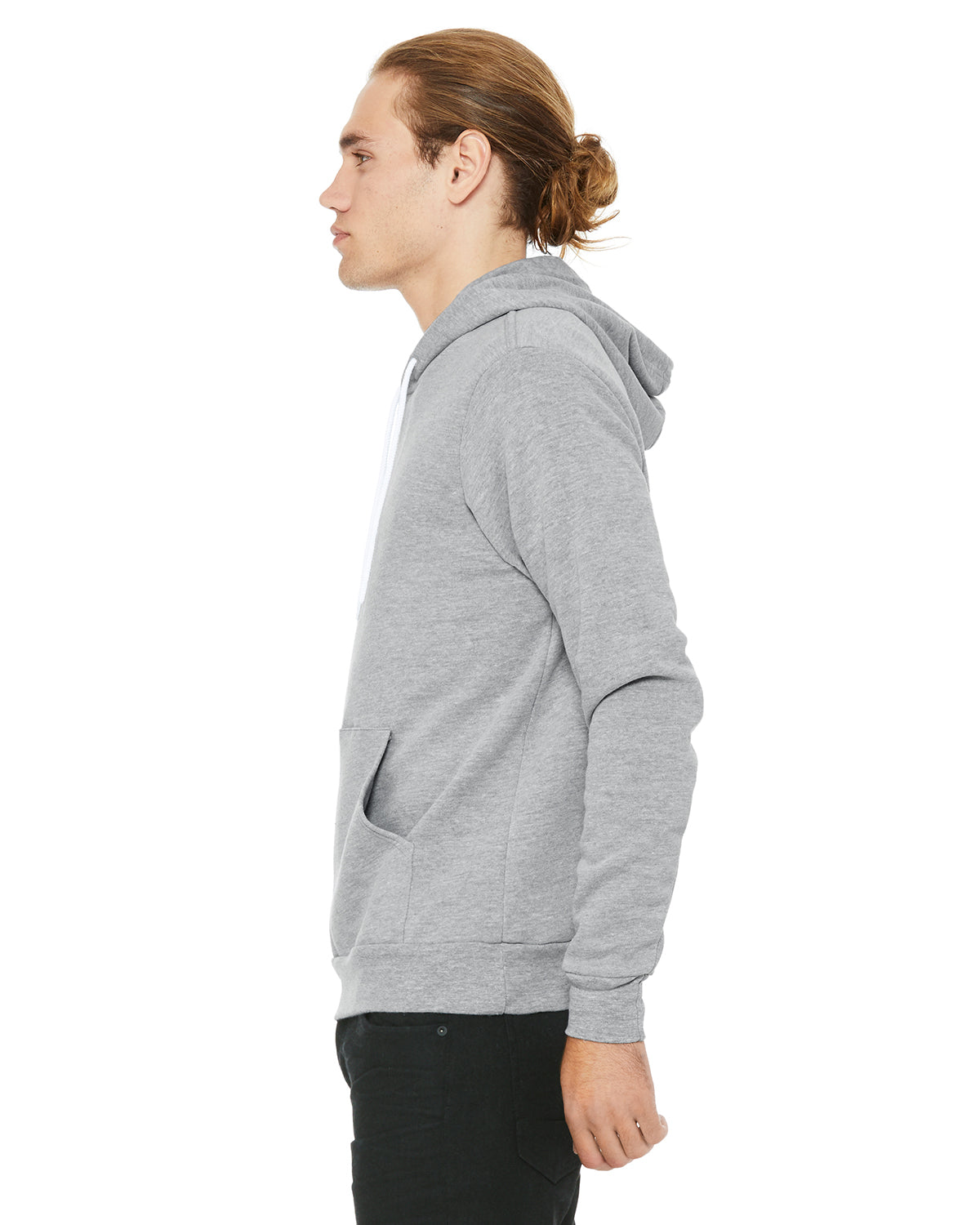 Unisex Sponge Fleece Pullover Hoodie - Heather Athletic