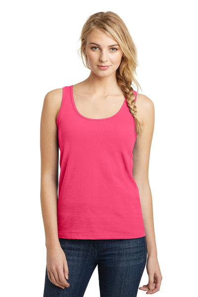 Women's Junior The Concert Tank - Neon Pink