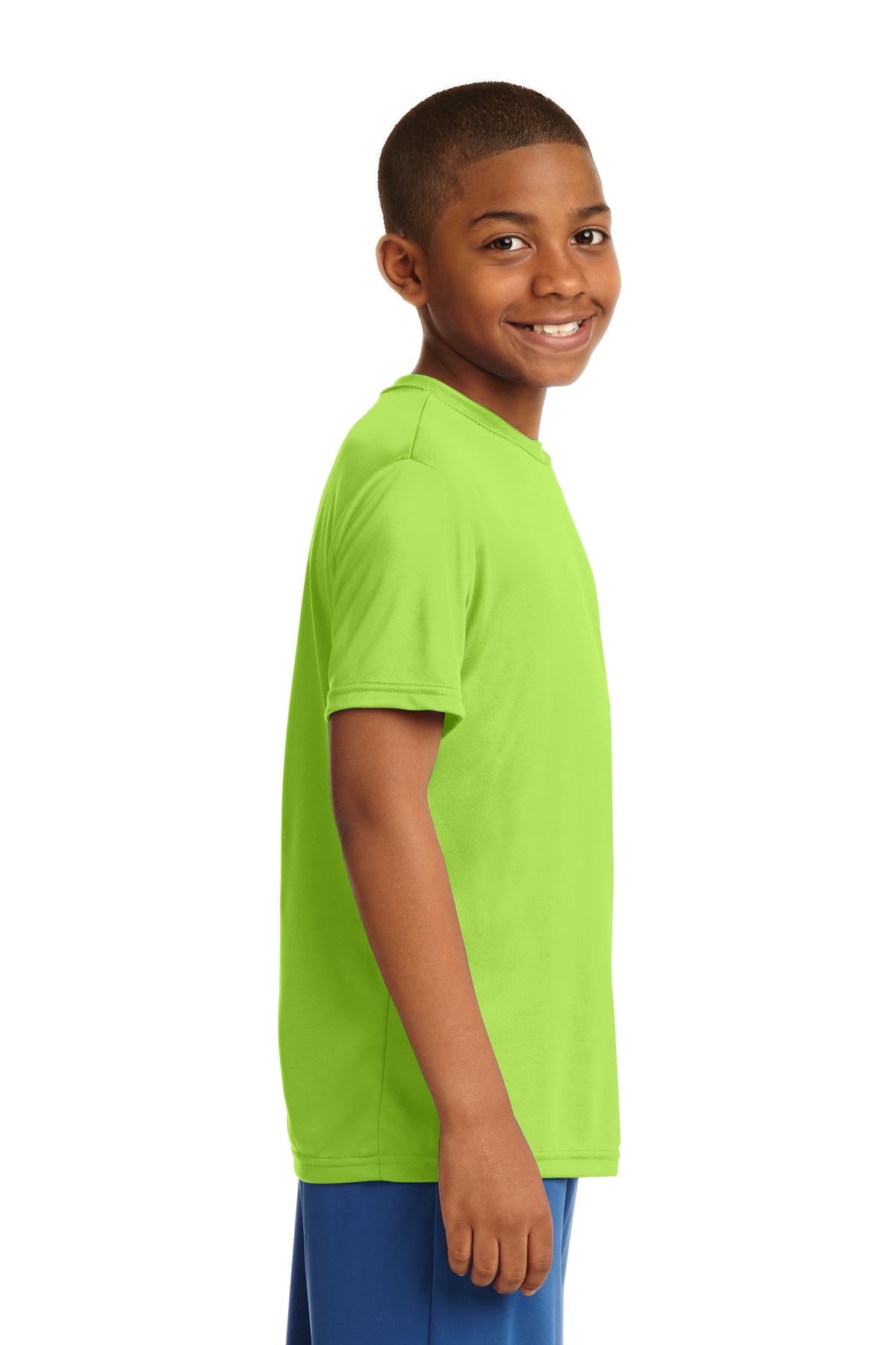 Youth PosiCharge Competitor Tee - Lime Shock
