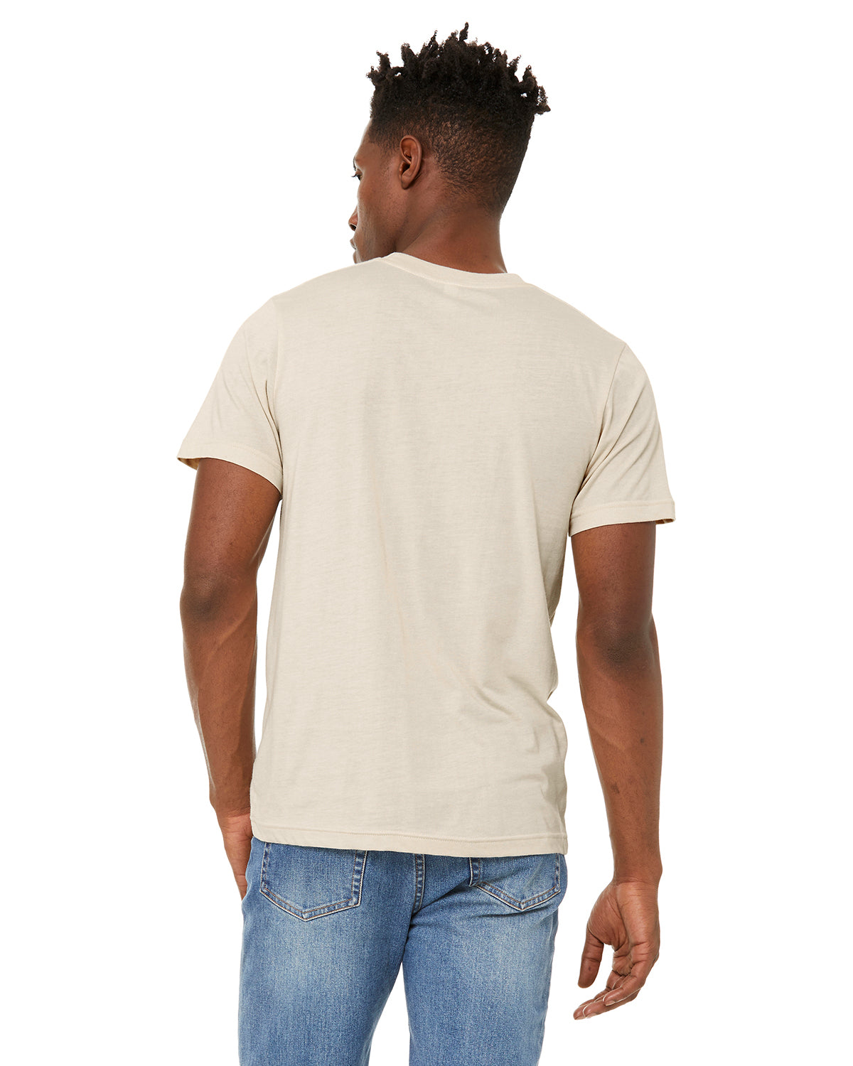Unisex Sueded T-Shirt - Heather Dust