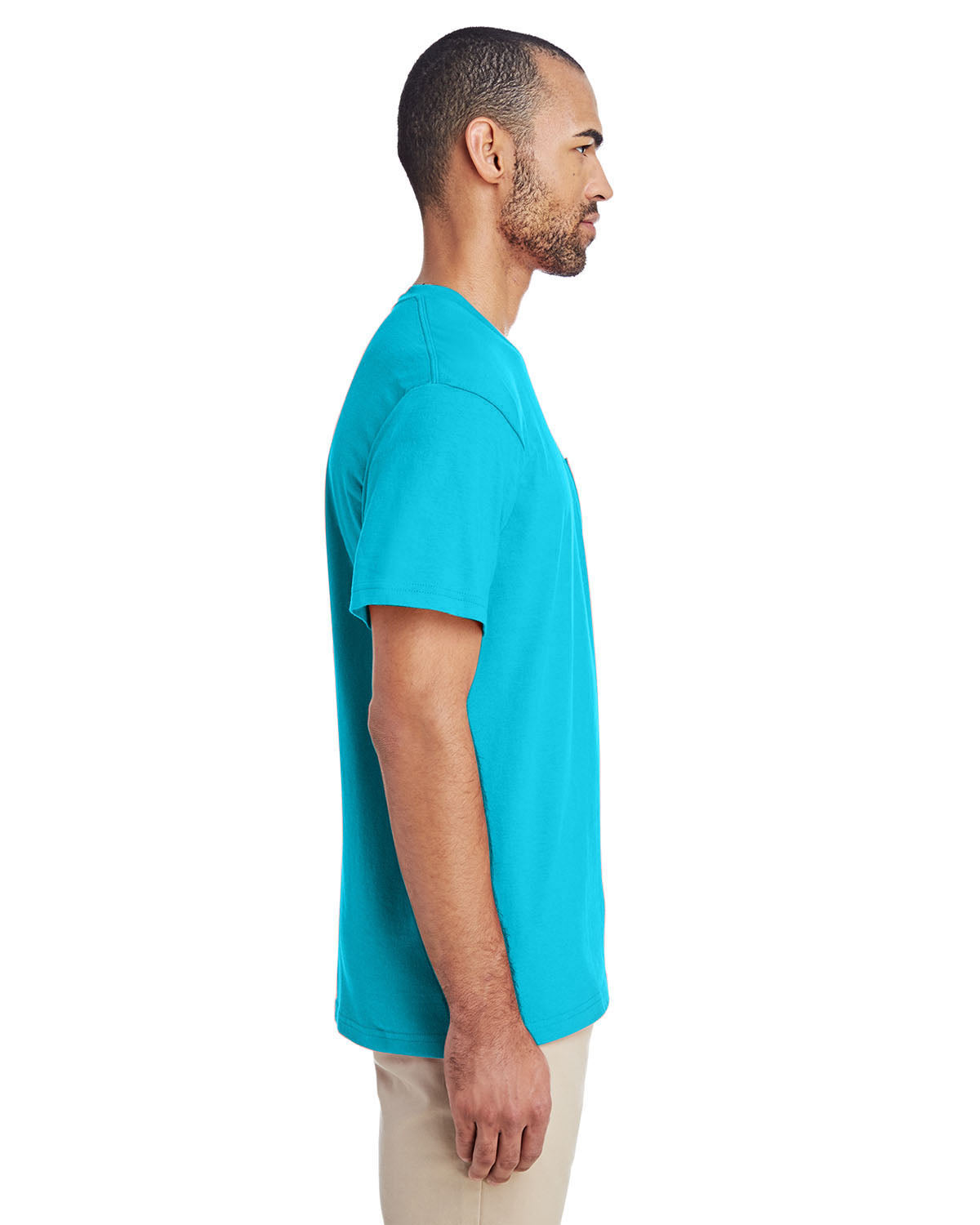 Hammer™ Unisex T-Shirt with Pocket - Lagoon Blue