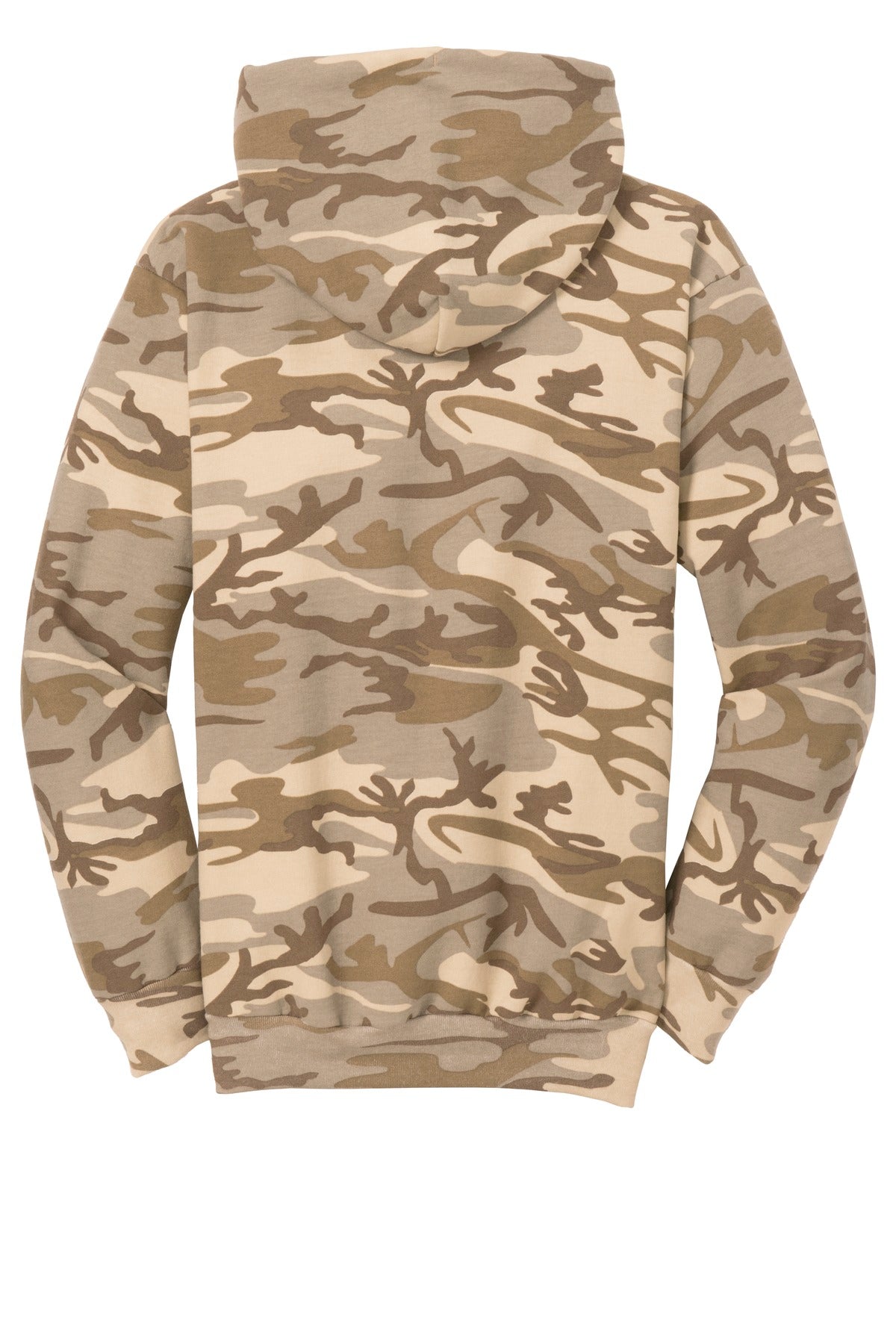 Unisex Core Fleece Camo Pullover Hoodie - Desert Camo