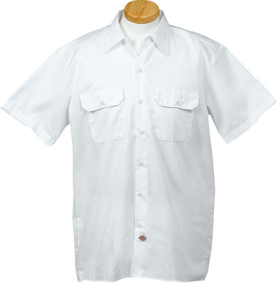 Unisex Short-Sleeve Work Shirt - White