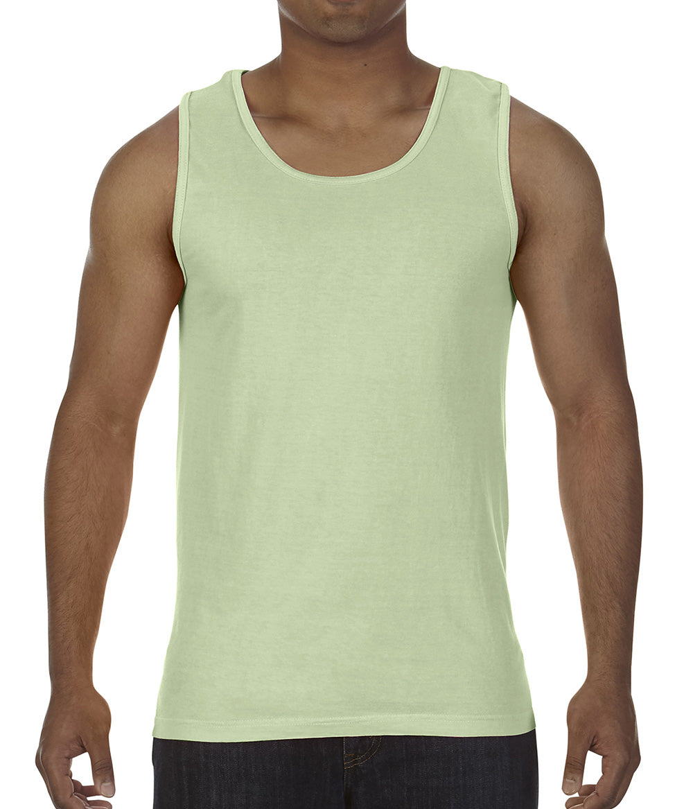 Unisex Heavyweight RS Tank - Celedon