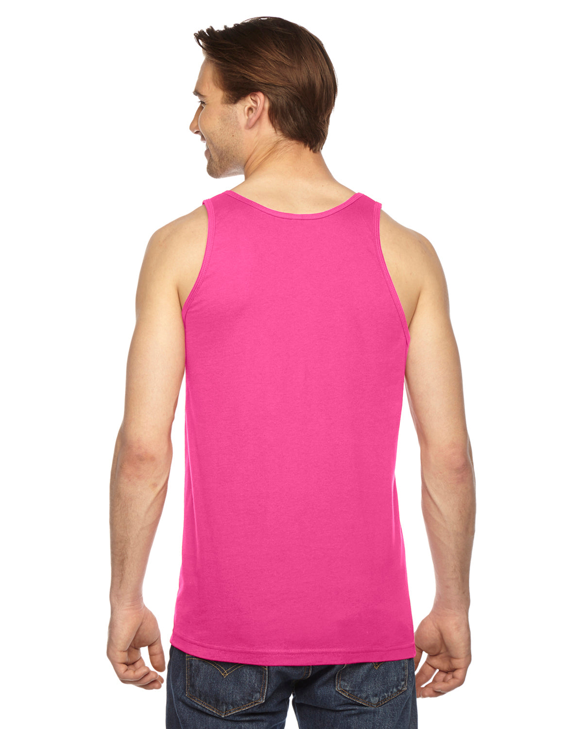 Unisex Fine Jersey Tank - Fuchsia