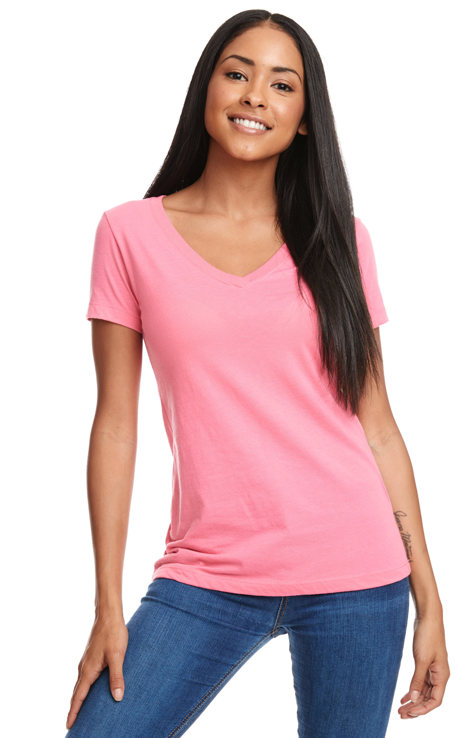 Women's 'Junior fit' Ideal V - Hot Pink