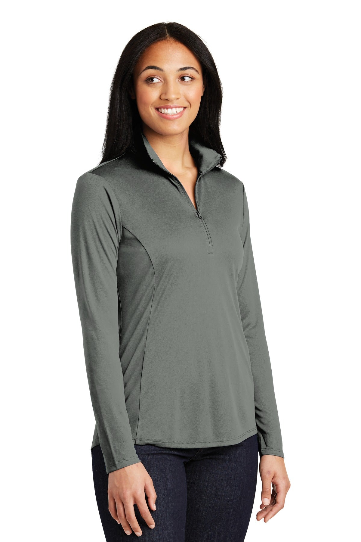Women's PosiCharge Competitor 1/4-Zip Pullover - Gray Concrete