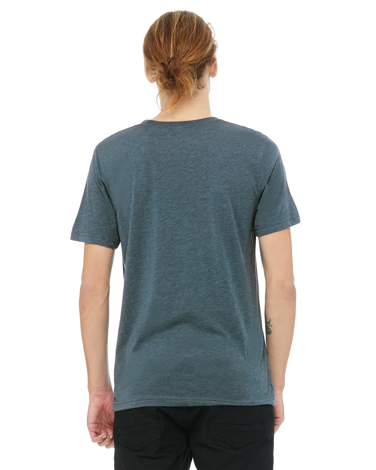 Unisex Triblend T-Shirt - Steel Blue Triblend