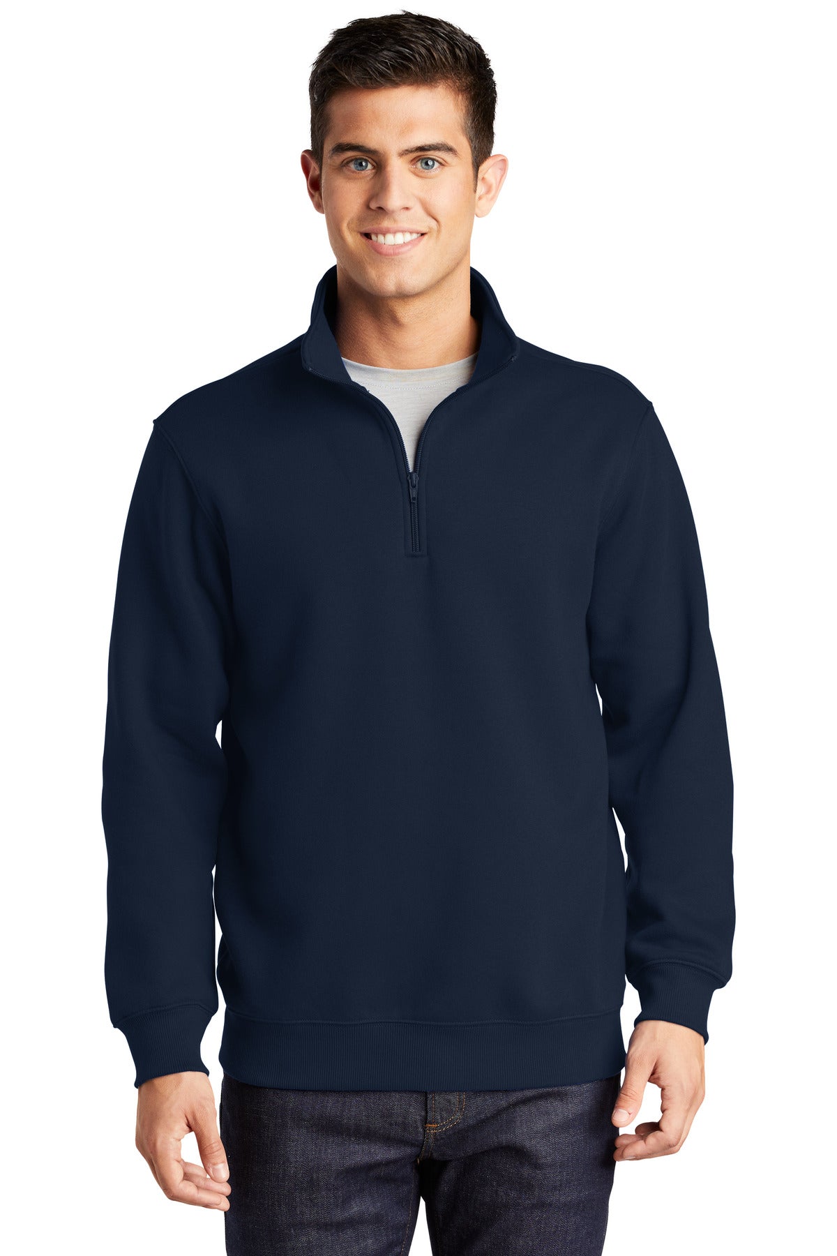 1/4-Zip Sweatshirt - True Navy