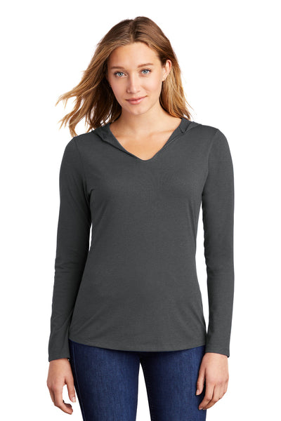 Women's Perfect Tri Long Sleeve Hoodie - Charcoal