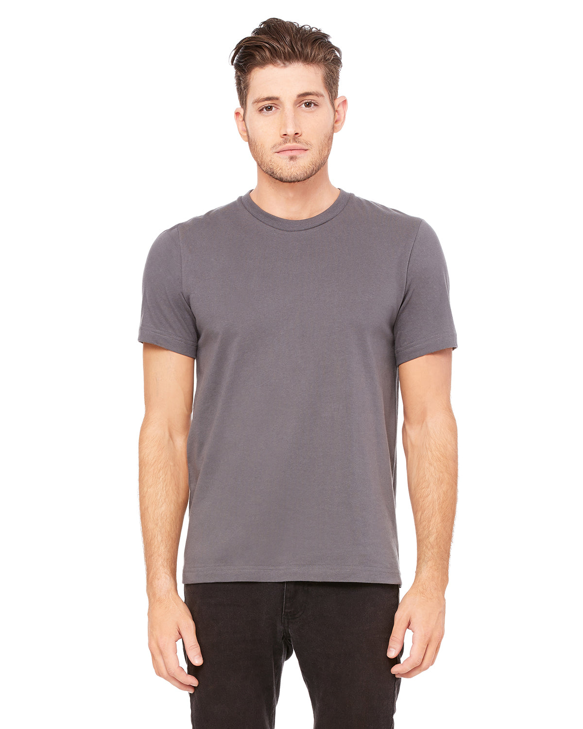 Unisex Heavyweight Crew T-Shirt - Asphalt