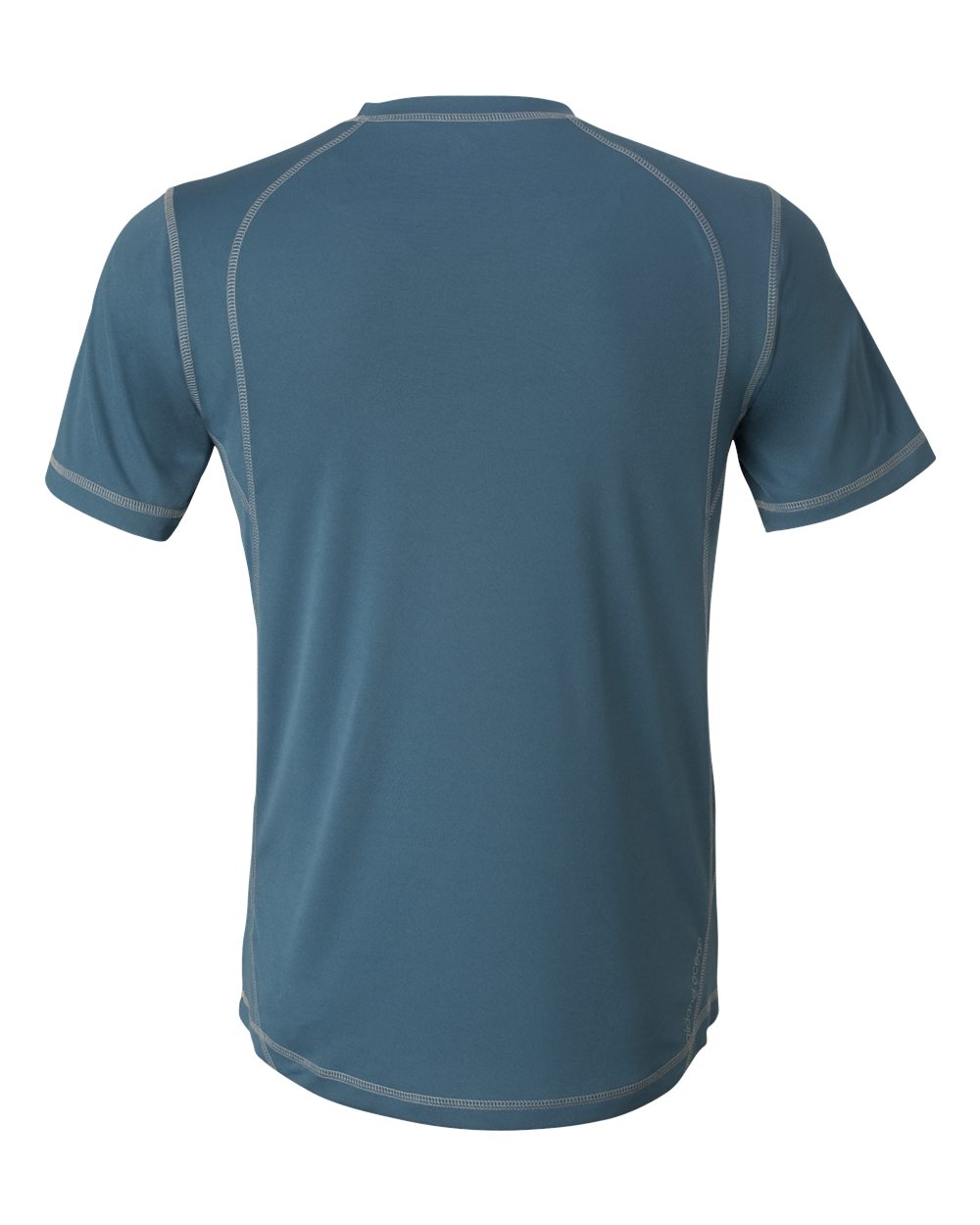 Pieced Interlock T-Shirt - Steel Blue / Gray