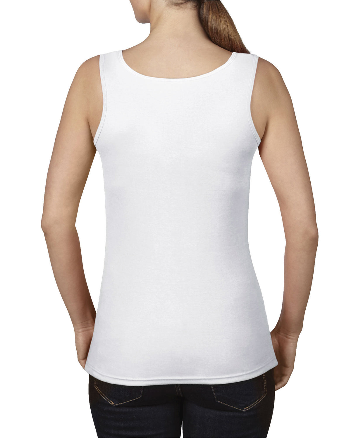 Women's Midweight Tank - White