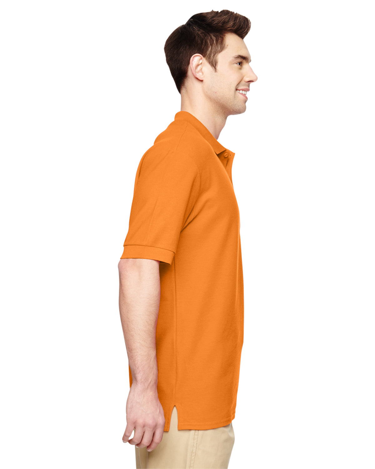 Unisex Premium Cotton®  Double Piqué Polo - Tangerine