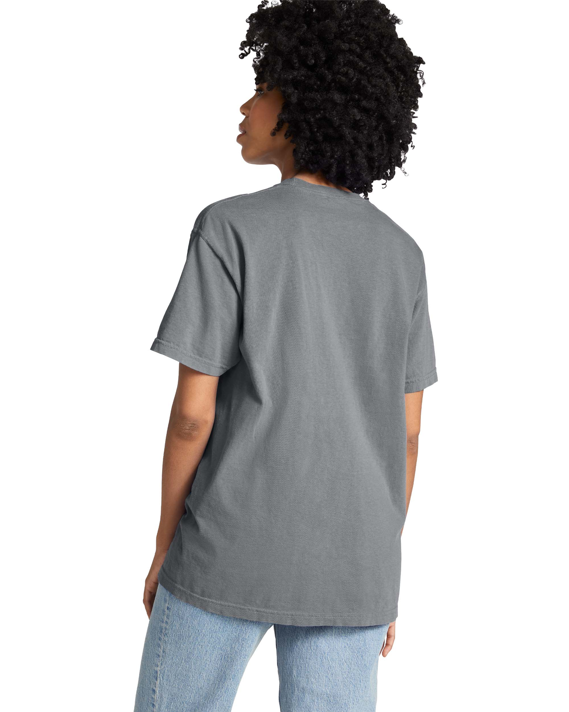 Unisex Heavyweight RS Pocket T-Shirt - Granite