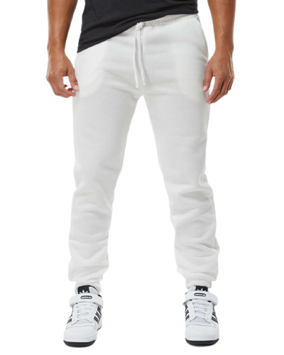 Fleece Joggers - White