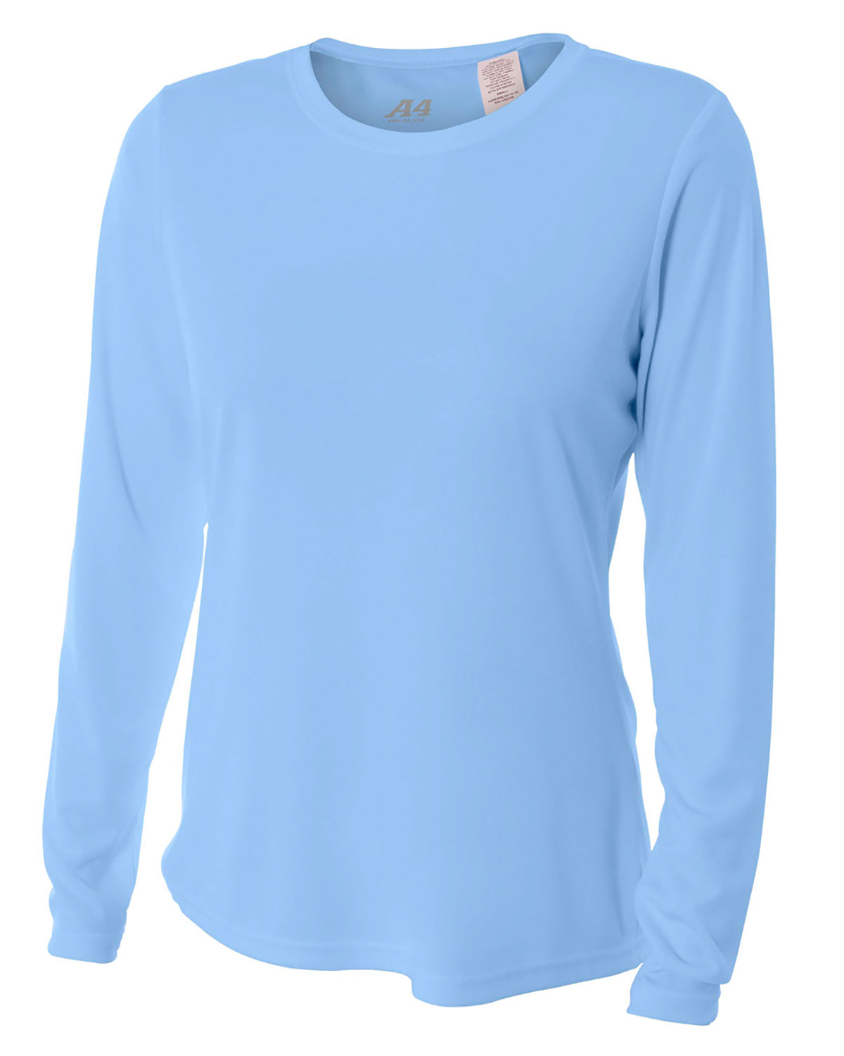 Women's Long Sleeve Cooling Performance Crew Shirt - Light Blue