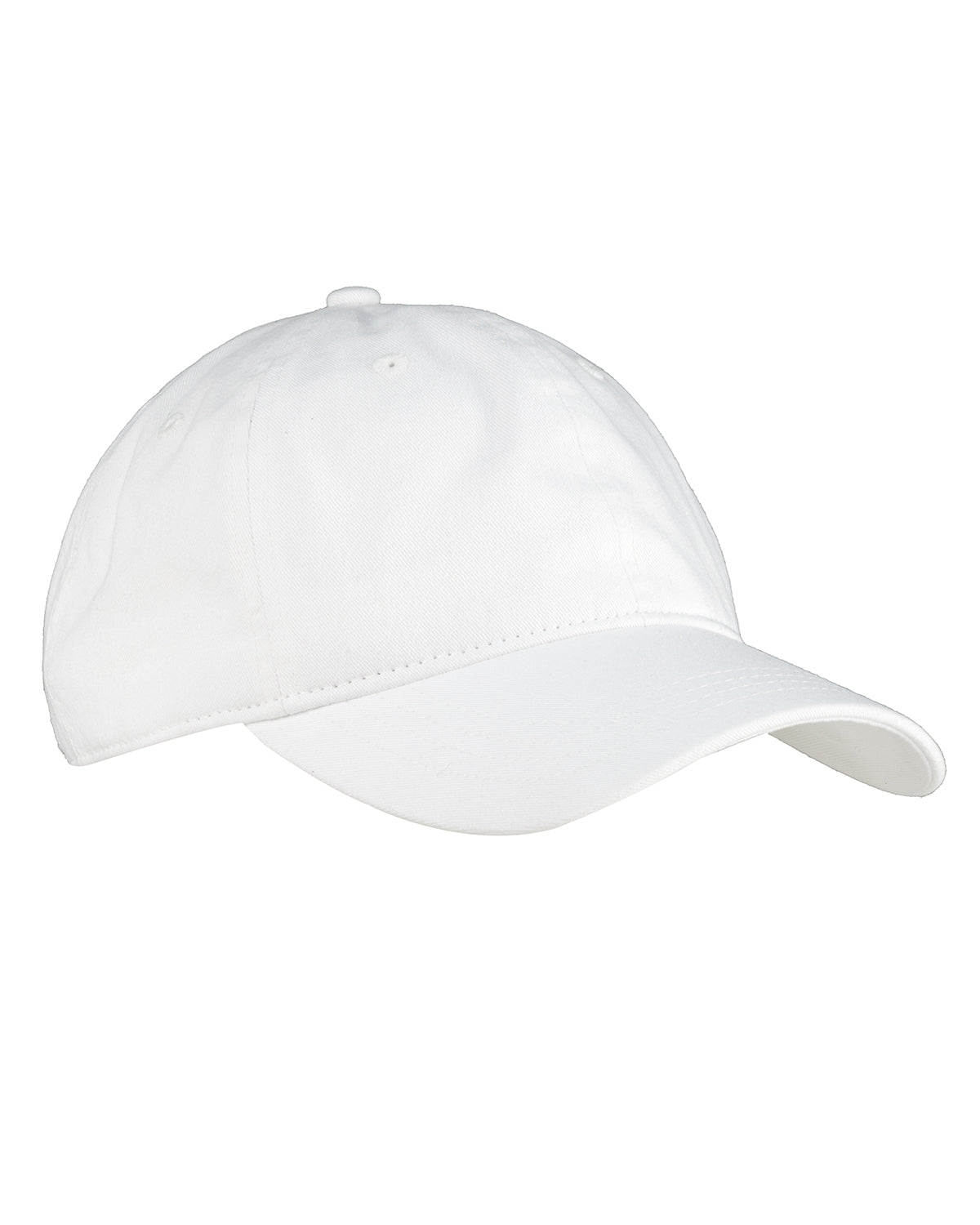 Pigment-Dyed Baseball Cap - White