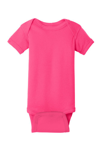 Infant Baby Rib Bodysuit - Raspberry