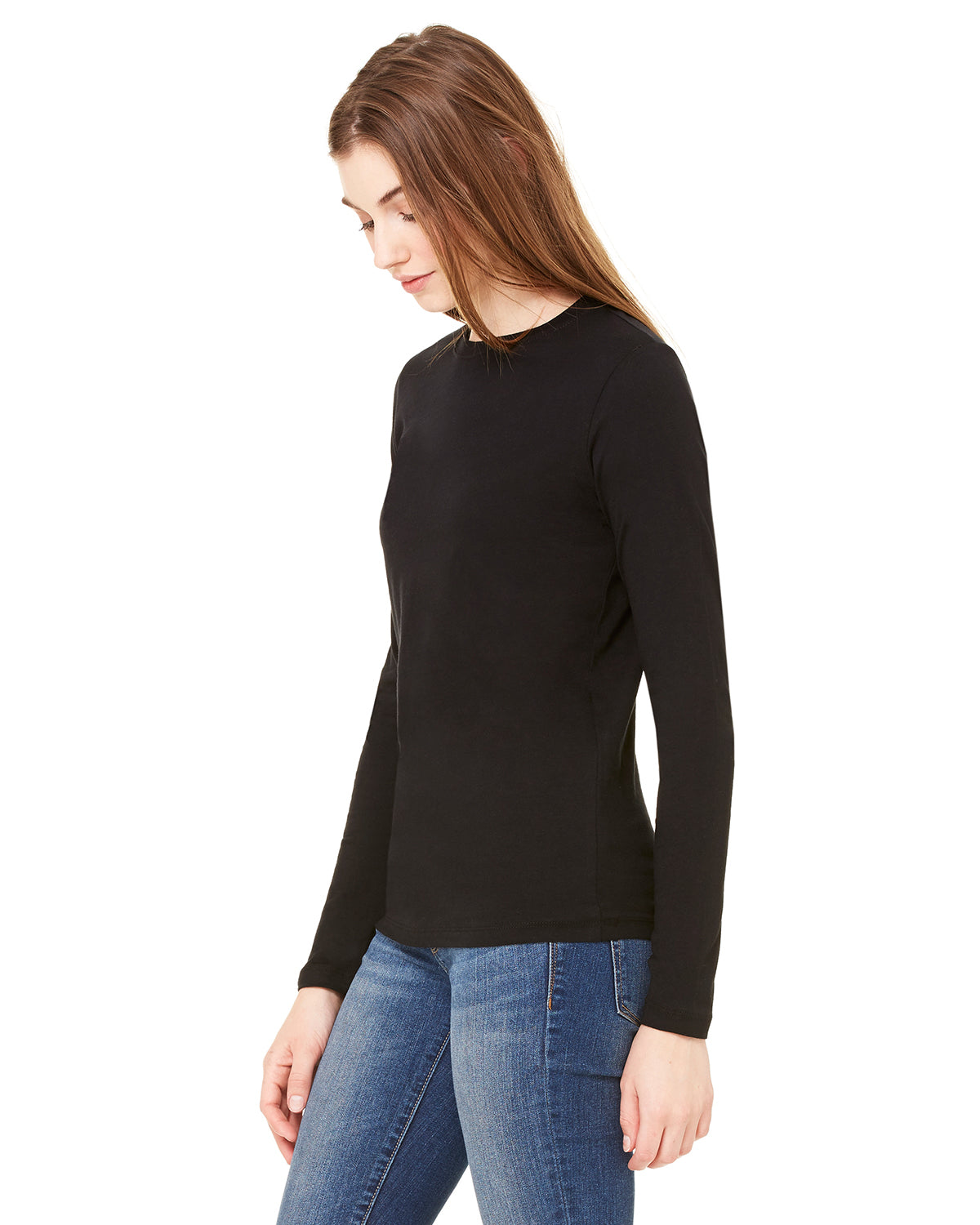Women's Jersey Long-Sleeve T-Shirt - Black