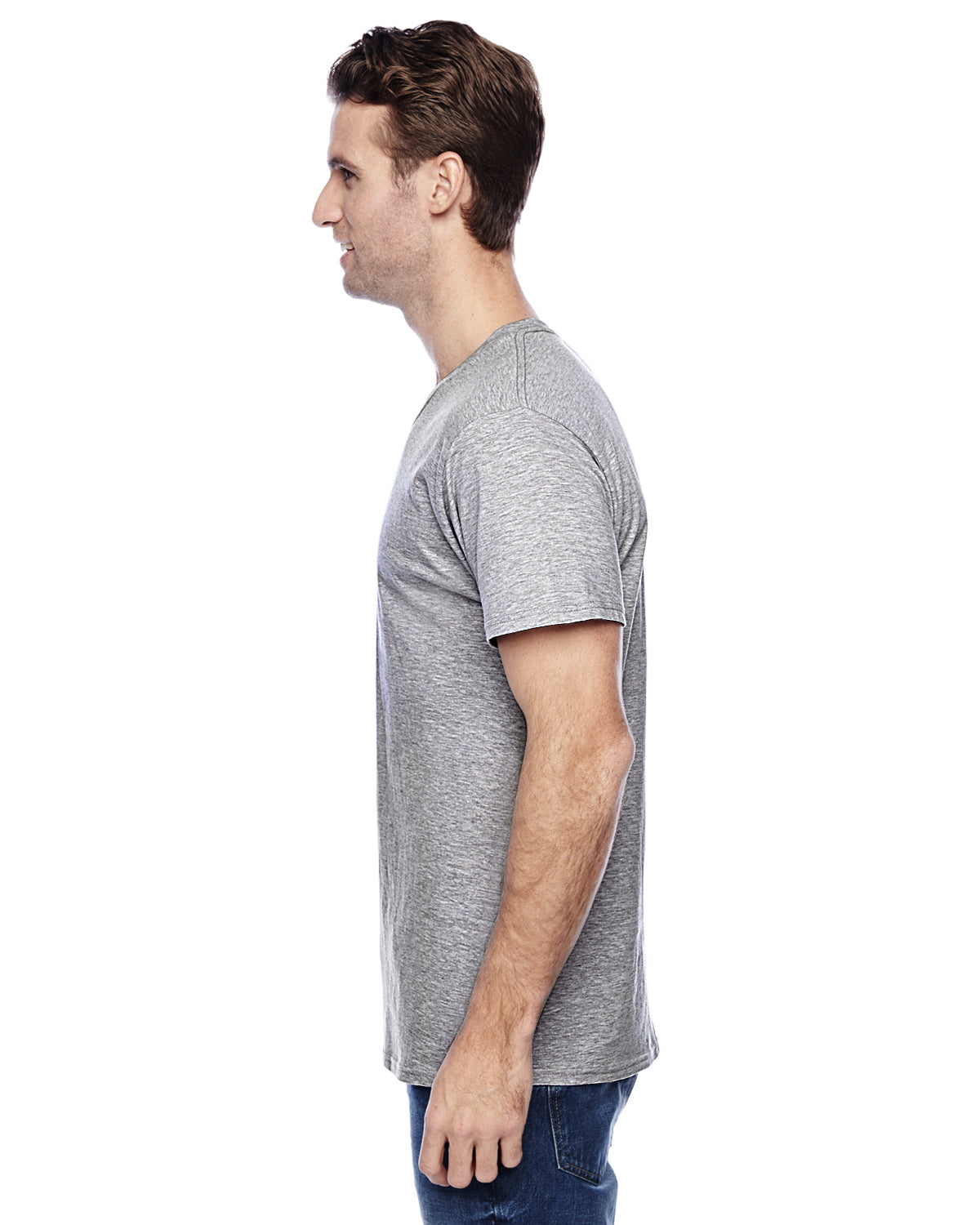 Unisex CVC X-Temp® Performance T-Shirt - Light Steel