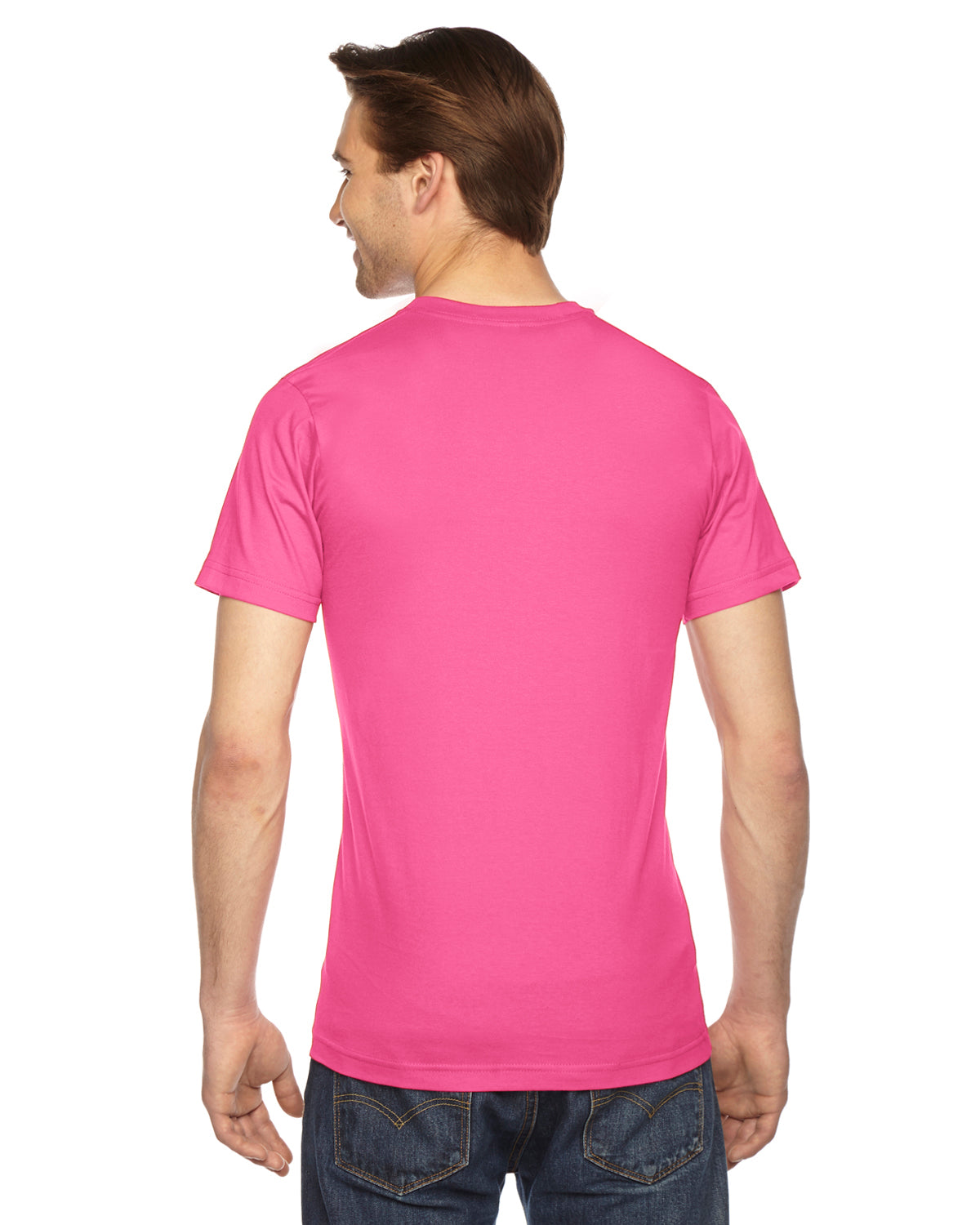 Unisex Fine Jersey Short-Sleeve T-Shirt - Fuchsia