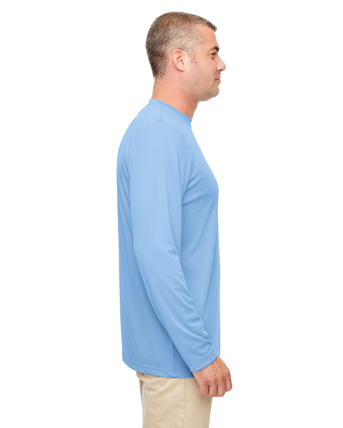 Men's Cool & Dry Performance Long-Sleeve Top - Columbia Blue