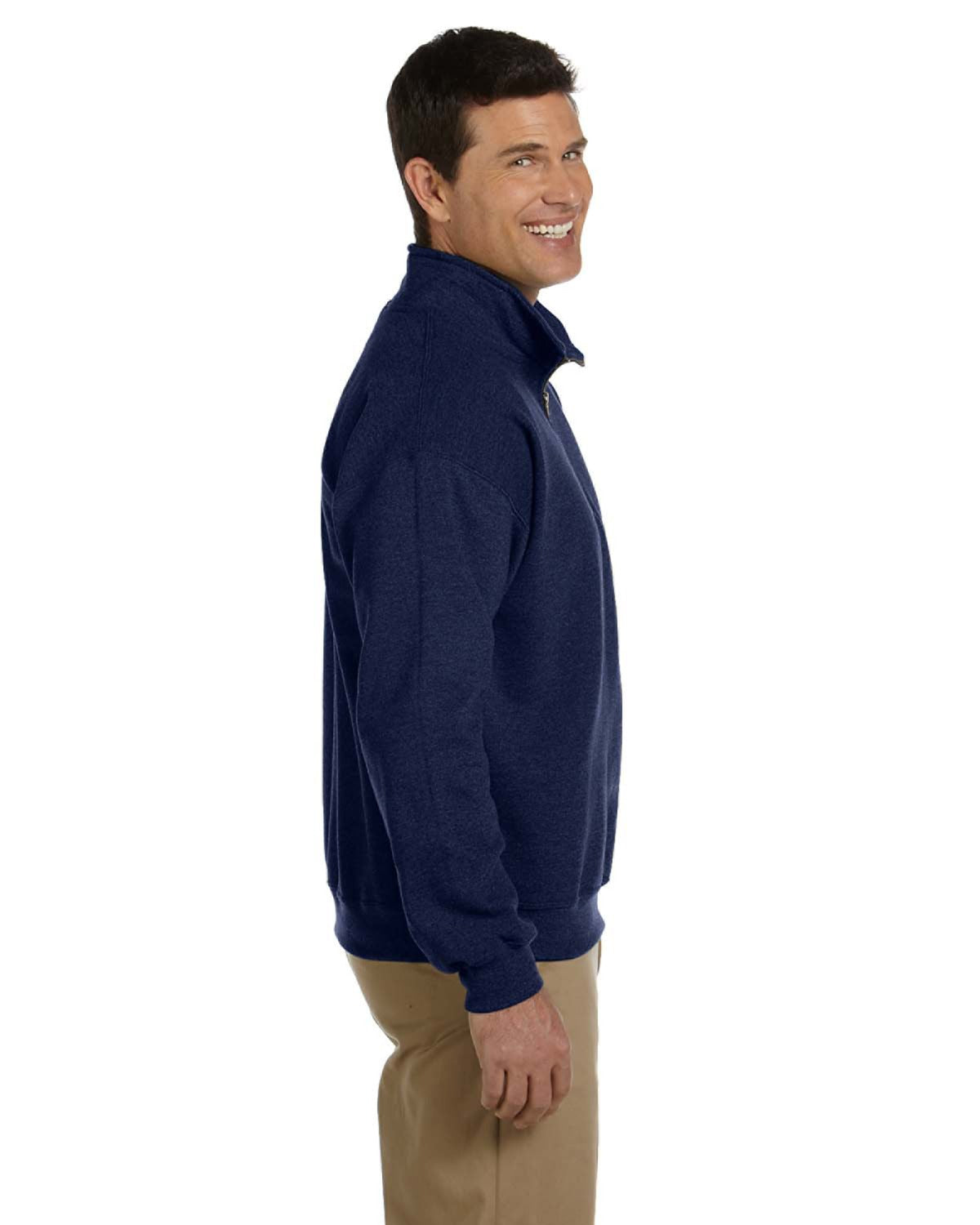 Unisex Heavy Blend™  Vintage Cadet Collar Sweatshirt - Navy