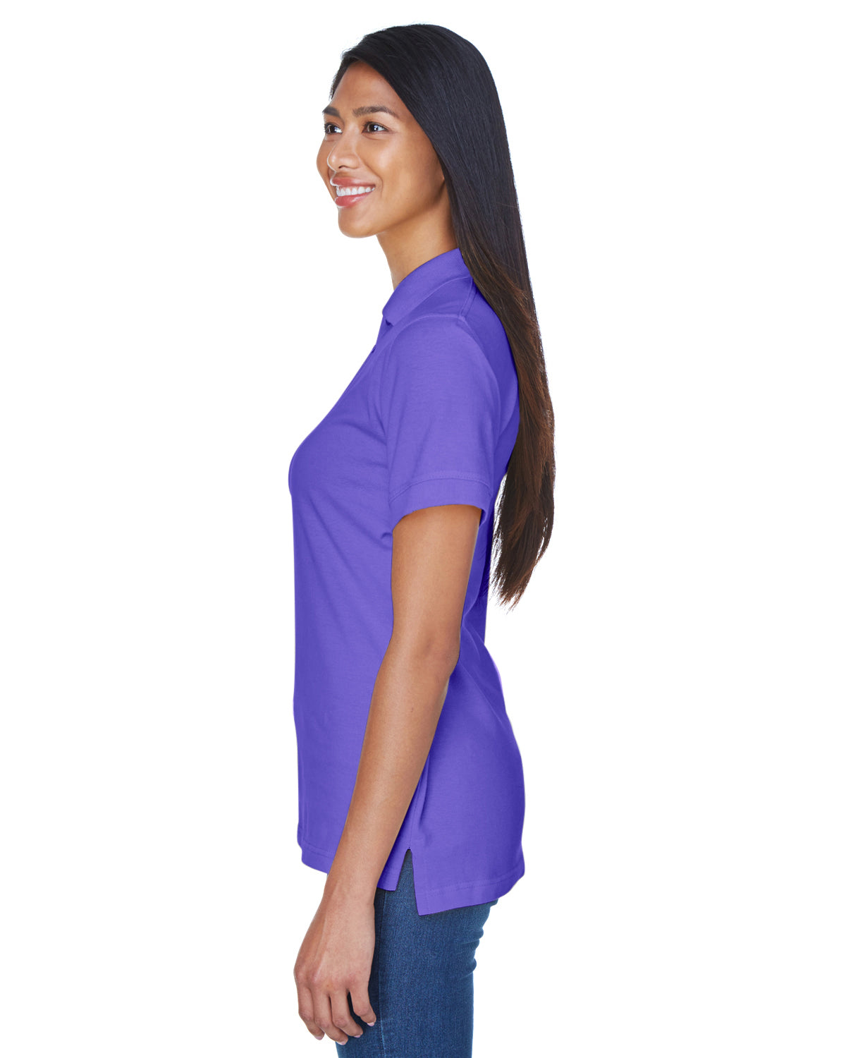 Women's Classic Piqué Polo - Purple