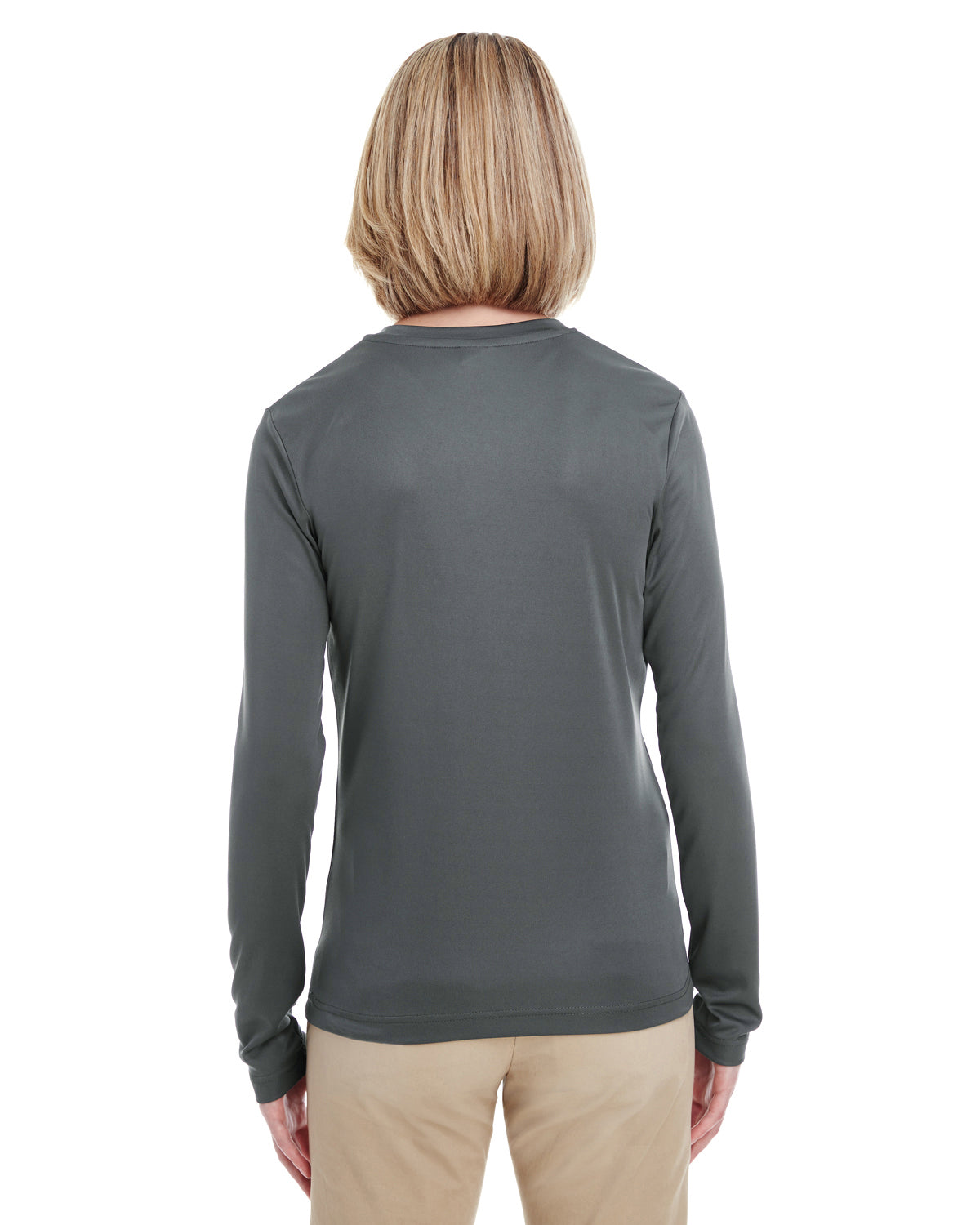 Women's Cool & Dry Performance Long-Sleeve Top - Charcoal